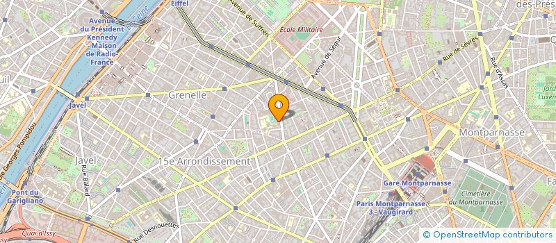 localisation de l'entreprise MONSIEUR MARC PAVRET DE LA ROCHEFORDIERE  PARIS