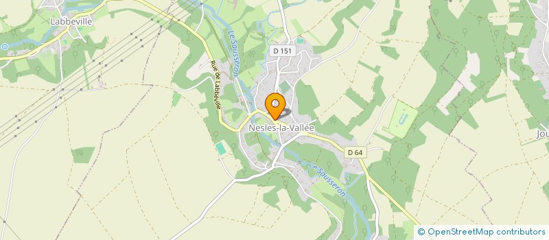 localisation de l'entreprise MONSIEUR MARC PECQUET  NESLES-LA-VALLEE