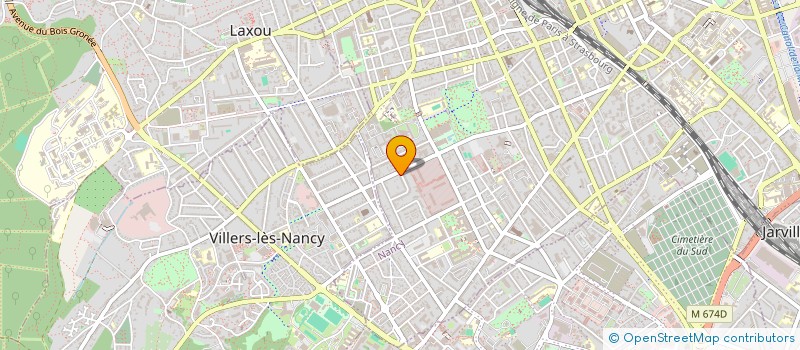 localisation de l'entreprise MONSIEUR MARC PEGUY-NAUROY  NANCY