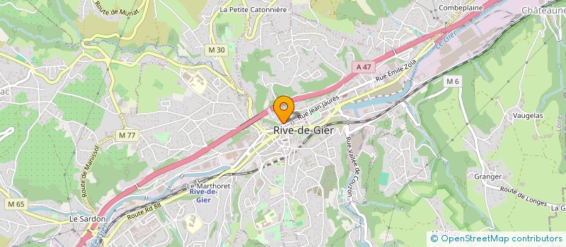 localisation de l'entreprise MONSIEUR MARC PELISSE  RIVE-DE-GIER