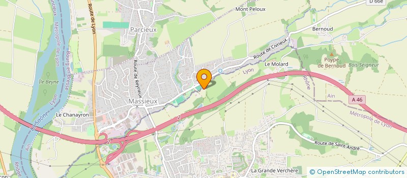 localisation de l'entreprise MONSIEUR MARC PELLETIER  GENAY