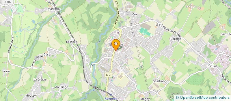 localisation de l'entreprise MONSIEUR MARC PELVAZ à REIGNIER-ESERY