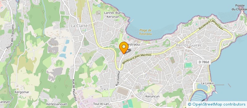 localisation de l'entreprise MONSIEUR MARC PENVEN  PERROS-GUIREC