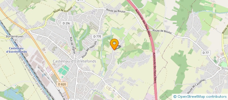localisation de l'entreprise MONSIEUR MARC PEPY  CASTELNAU-D'ESTRETEFONDS