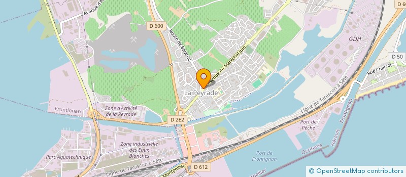 localisation de l'entreprise MONSIEUR MARC PERES à FRONTIGNAN