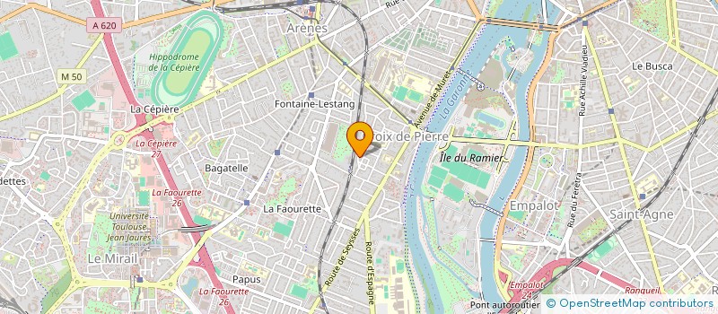 localisation de l'entreprise MONSIEUR MARC PEREZ  TOULOUSE