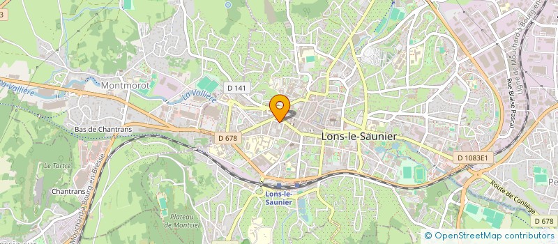 localisation de l'entreprise MONSIEUR MARC PERKOWSKI  LONS-LE-SAUNIER