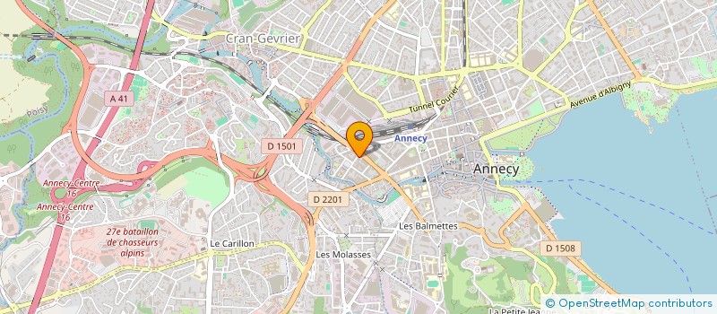 localisation de l'entreprise MONSIEUR MARC PERRIER à ANNECY