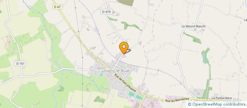 localisation de l'entreprise MONSIEUR MARC PERRIER  ISIGNY-LE-BUAT
