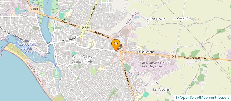 localisation de l'entreprise MONSIEUR MARC PERROCHEAU à SAINT-GILLES-CROIX-DE-VIE