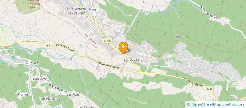 localisation de l'entreprise MONSIEUR MARC PERROT  MIMET