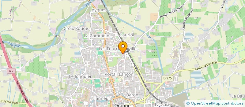 localisation de l'entreprise MONSIEUR MARC PERRUDIN  ORANGE