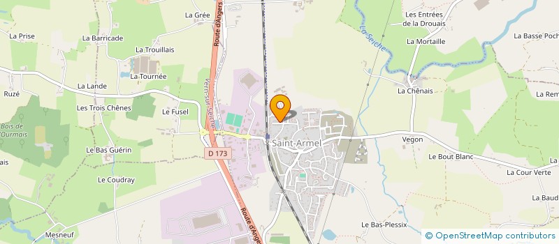 localisation de l'entreprise MONSIEUR MARC PETILLON  SAINT-ARMEL