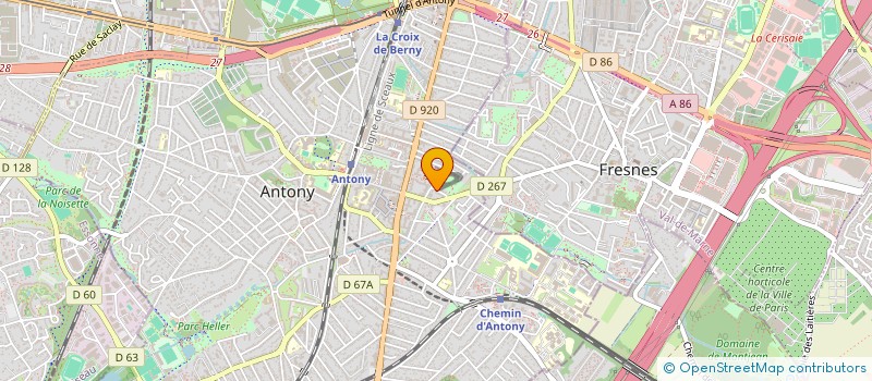 localisation de l'entreprise MONSIEUR MARC PETIT à ANTONY