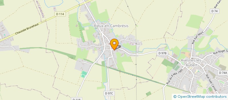 localisation de l'entreprise MONSIEUR MARC PETIT  RIEUX-EN-CAMBRESIS