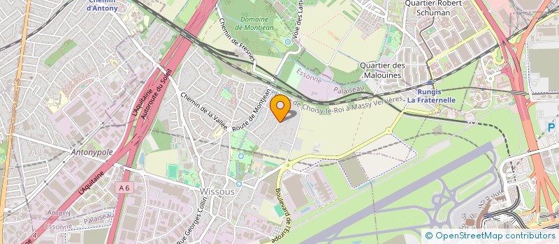 localisation de l'entreprise MONSIEUR MARC PETIT  WISSOUS