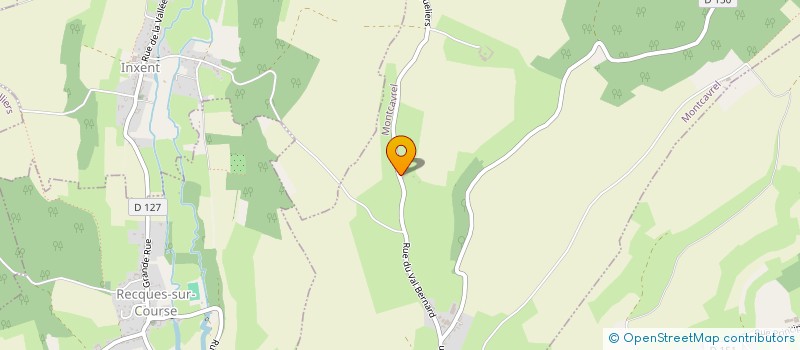 localisation de l'entreprise MONSIEUR MARC PETIT  MONTCAVREL