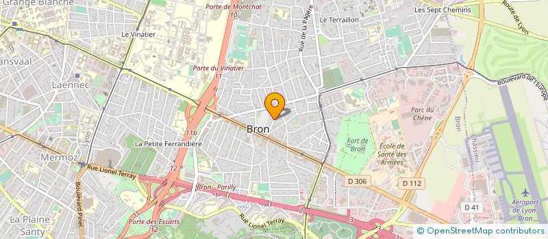 localisation de l'entreprise MONSIEUR MARC PEVERELLI  BRON