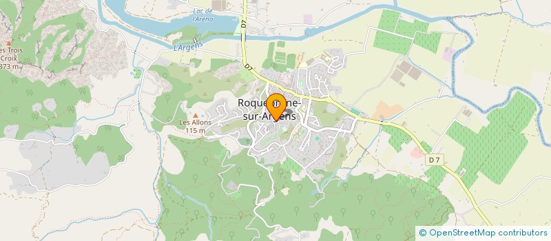 localisation de l'entreprise MONSIEUR MARC PEYRE  ROQUEBRUNE-SUR-ARGENS