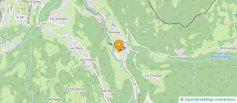 localisation de l'entreprise MONSIEUR MARC PEYREGNE à SAINT-GERVAIS-LES-BAINS