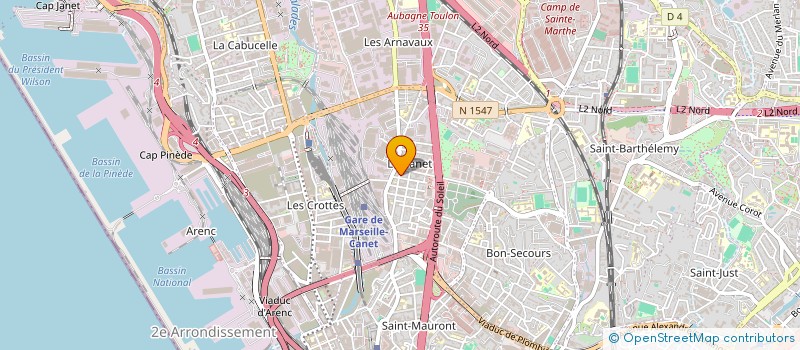 localisation de l'entreprise MONSIEUR MARC PEYRONEL à MARSEILLE