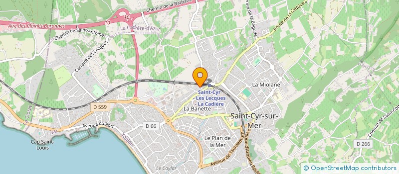 localisation de l'entreprise MONSIEUR MARC PFALZGRAF à SAINT-CYR-SUR-MER