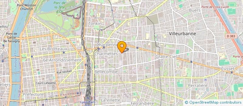 localisation de l'entreprise MONSIEUR MARC PHIAPHOMMALINH  VILLEURBANNE