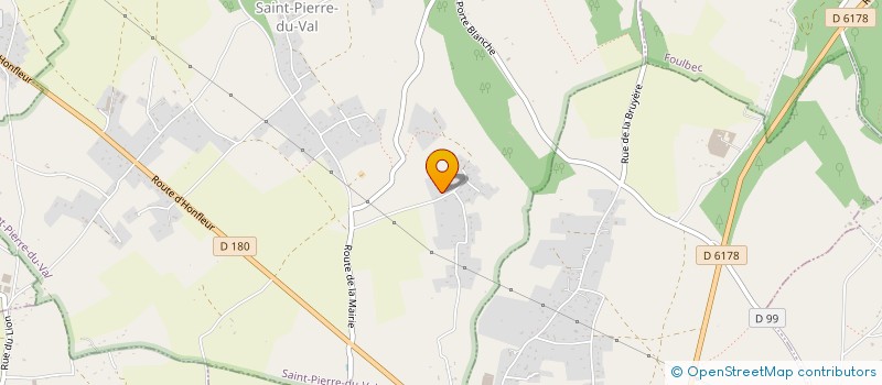 localisation de l'entreprise MONSIEUR MARC PHILIPPE  SAINT-PIERRE-DU-VAL