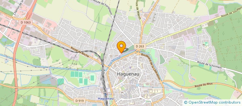 localisation de l'entreprise MONSIEUR MARC-PHILIPPE SCHMITT  HAGUENAU