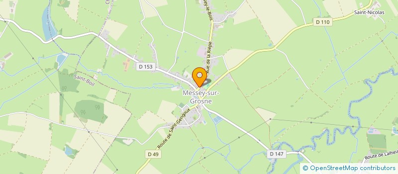 localisation de l'entreprise MONSIEUR MARC PIANO  MESSEY-SUR-GROSNE