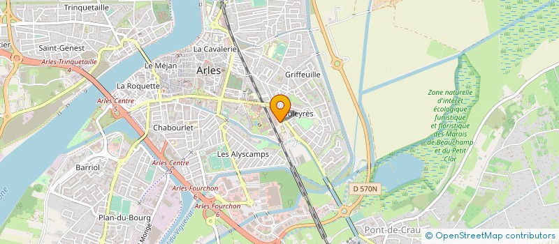 localisation de l'entreprise MONSIEUR MARC PICARD à ARLES