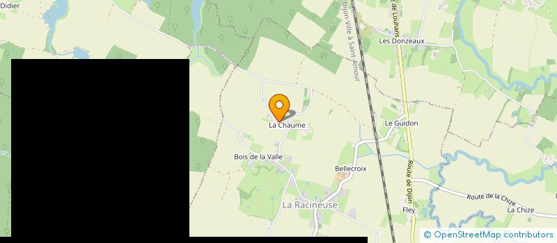 localisation de l'entreprise MONSIEUR MARC PICARD  LA RACINEUSE