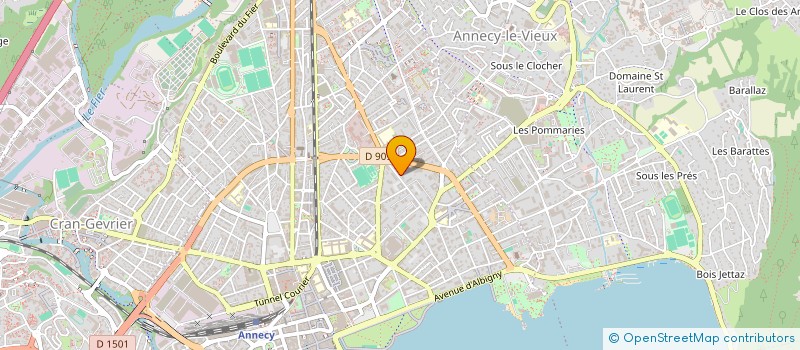 localisation de l'entreprise MONSIEUR MARC PICARD à ANNECY