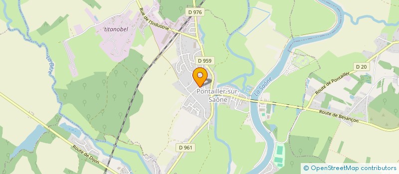 localisation de l'entreprise MONSIEUR MARC PICARDEAU  PONTAILLER-SUR-SAONE