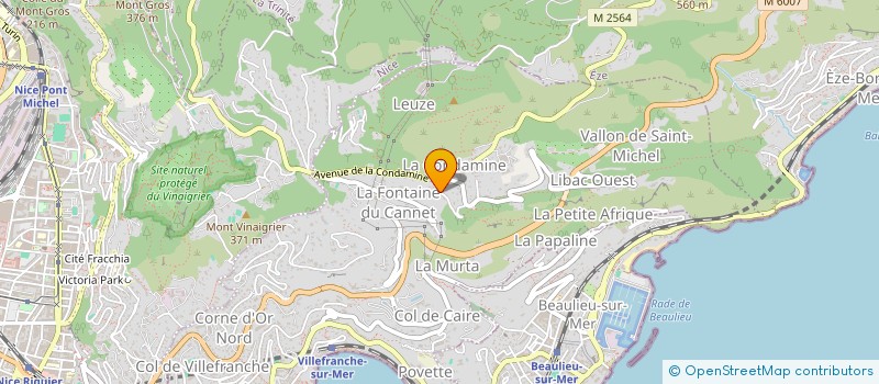 localisation de l'entreprise MONSIEUR MARC PICHONNIER à VILLEFRANCHE-SUR-MER