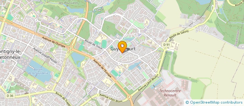 localisation de l'entreprise MONSIEUR MARC PIECZONKA  GUYANCOURT