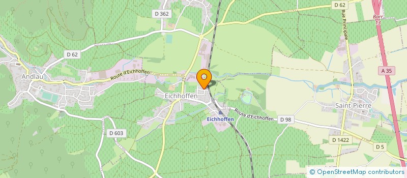 localisation de l'entreprise MONSIEUR MARC PIEDOIE  EICHHOFFEN