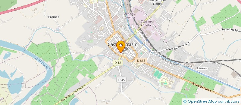 localisation de l'entreprise MONSIEUR MARC PINAUD à CASTELSARRASIN