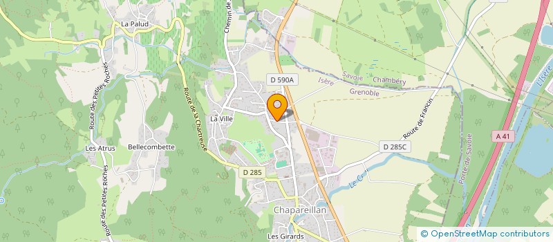 localisation de l'entreprise MONSIEUR MARC PINO  CHAPAREILLAN