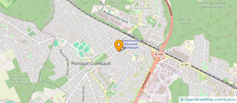 localisation de l'entreprise MONSIEUR MARC PIRES à PONTAULT-COMBAULT