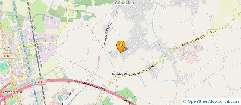 localisation de l'entreprise MONSIEUR MARC PITTANA  CASTELSARRASIN