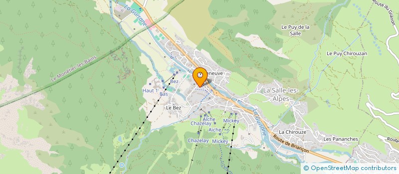 localisation de l'entreprise MONSIEUR MARC PIVETEAU  LA SALLE