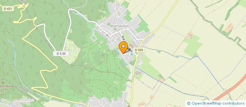 localisation de l'entreprise MONSIEUR MARC PLACIDE  WATTWILLER