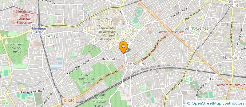 localisation de l'entreprise MONSIEUR MARC PLANTEVIN  BORDEAUX