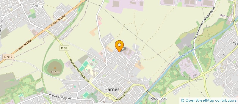 localisation de l'entreprise MONSIEUR MARC PLESSIET  HARNES