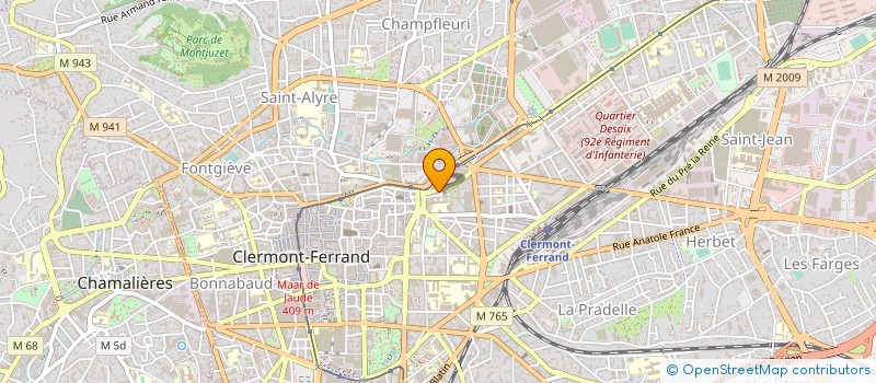 localisation de l'entreprise MONSIEUR MARC PLUMET à CLERMONT-FERRAND