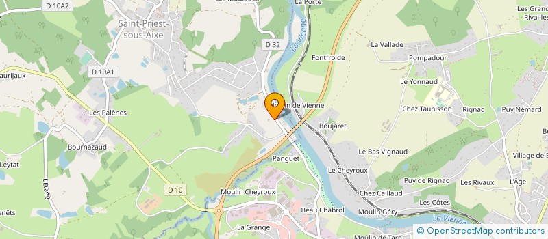 localisation de l'entreprise MONSIEUR MARC PODAVINI à SAINT-PRIEST-SOUS-AIXE