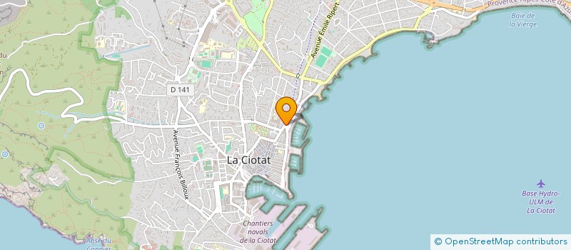 localisation de l'entreprise MONSIEUR MARC POGGI à LA CIOTAT