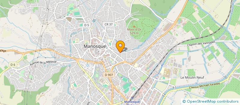 localisation de l'entreprise MONSIEUR MARC POGGI à MANOSQUE