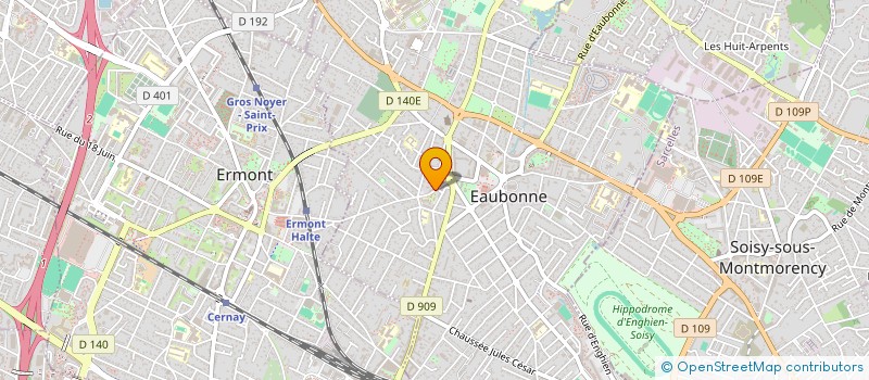 localisation de l'entreprise MONSIEUR MARC POINTEL à EAUBONNE